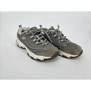 Skeckers D Lites Me Time Gray Sneakers Women's 8